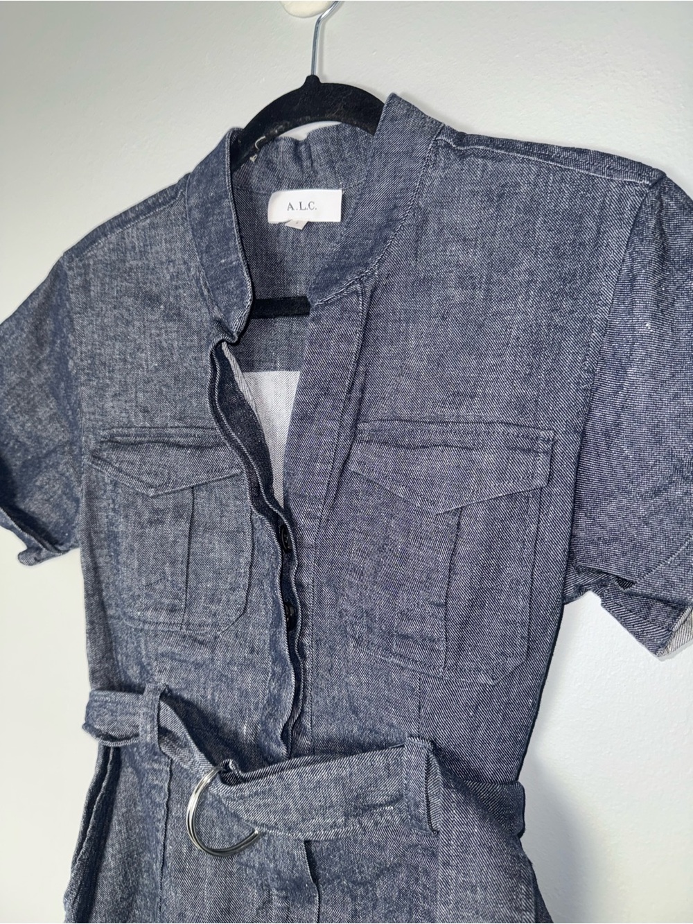A.L.C Denim Romi Dress/Size 6 - Picture 6 of 12